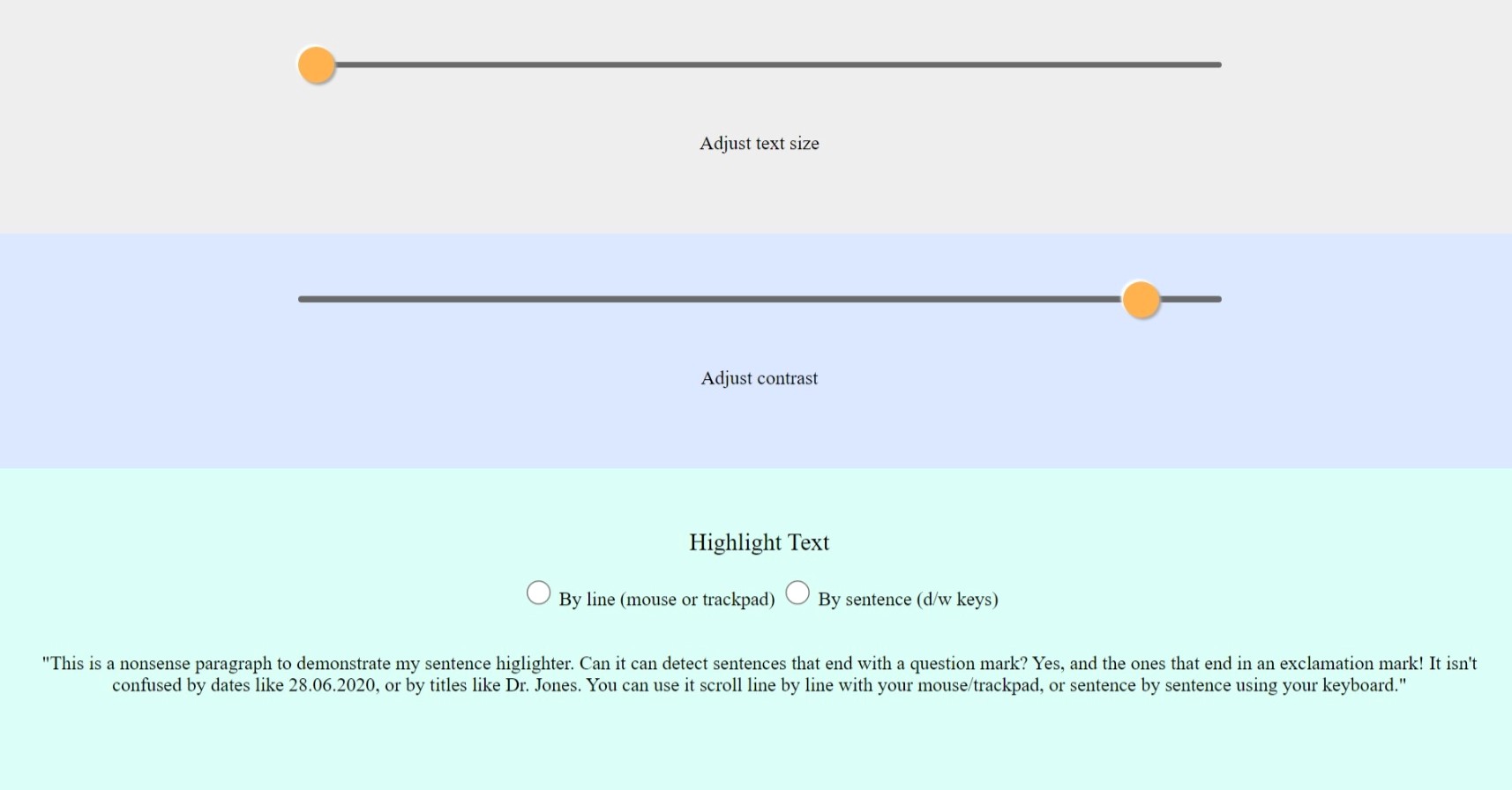 Accessibility Tools Homepage