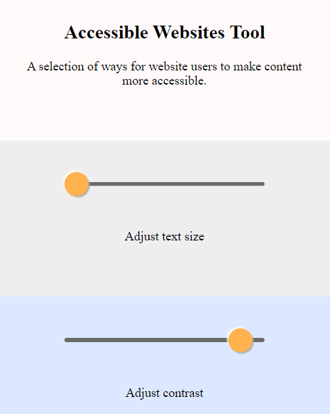 Accessibility Tools Homepage